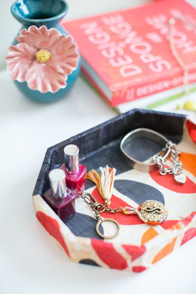 Old Scarf DIY Jewelry Tray | Henry Happened Old Scarf DIY Jewelry Tray | Henry Happened
