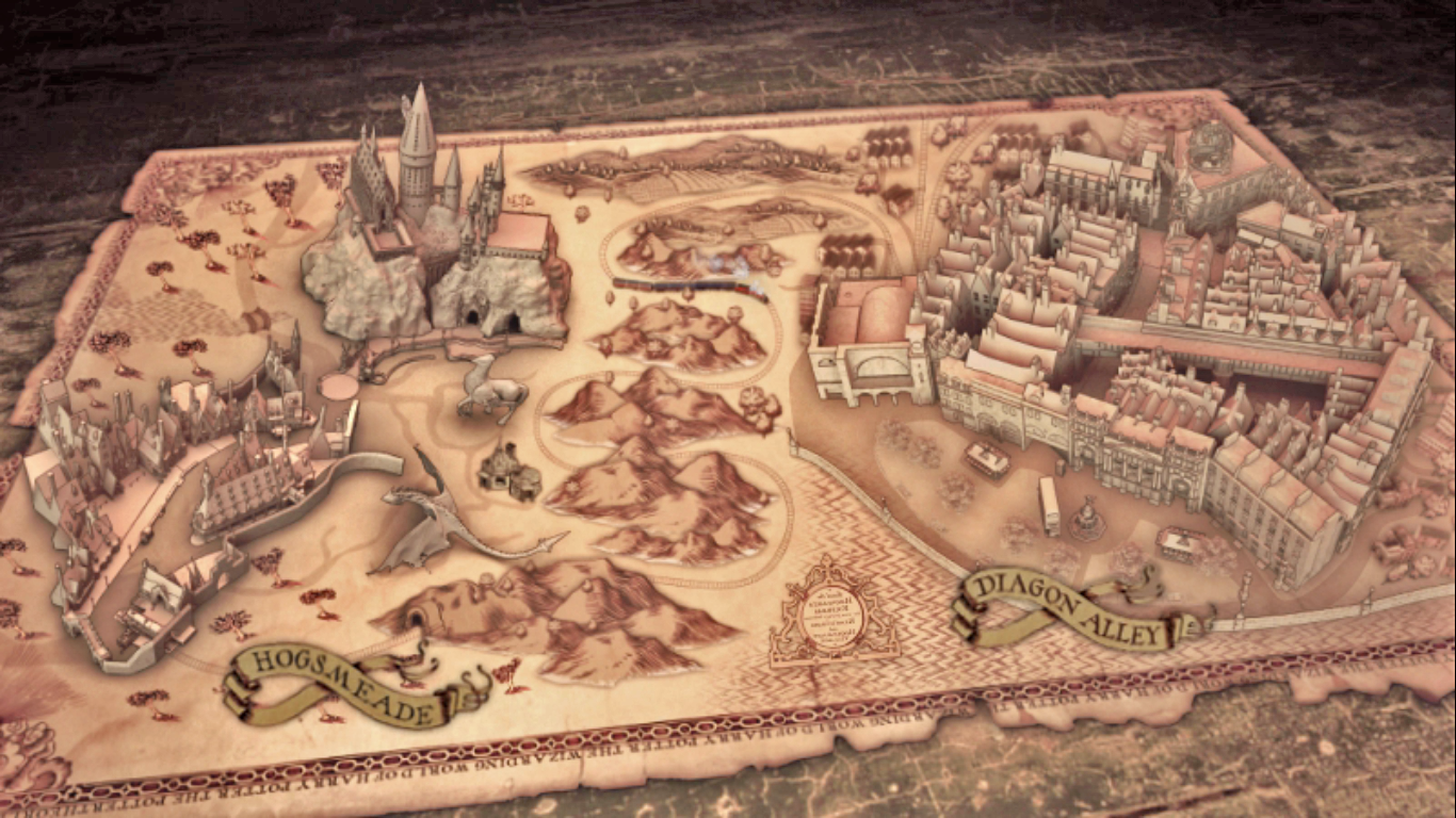 L'Ultima Thule: Tutte le possibili mappe di Hogwarts e dell'universo di