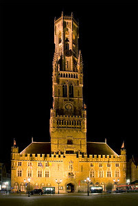 Belfry and Cloth Hall, Bruges, Belgium - Copyright © 2009 NSL Photography. All Rights Reserved.