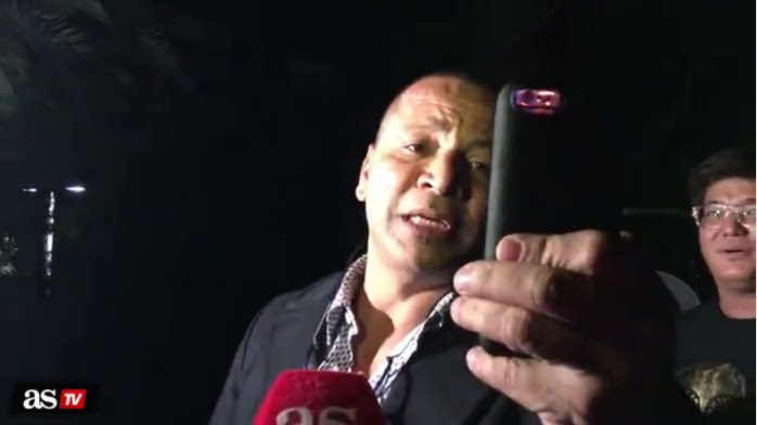 Neymar pai festa aniversário jornalistas