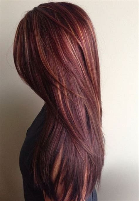 mahogany hair color  caramel highlights amanda