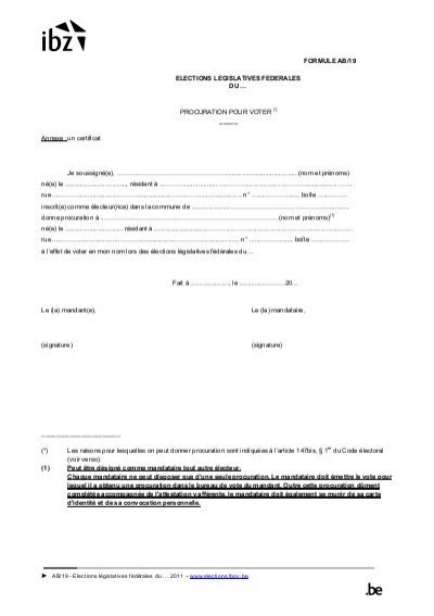 Exemple De Procuration Generale En Arabe