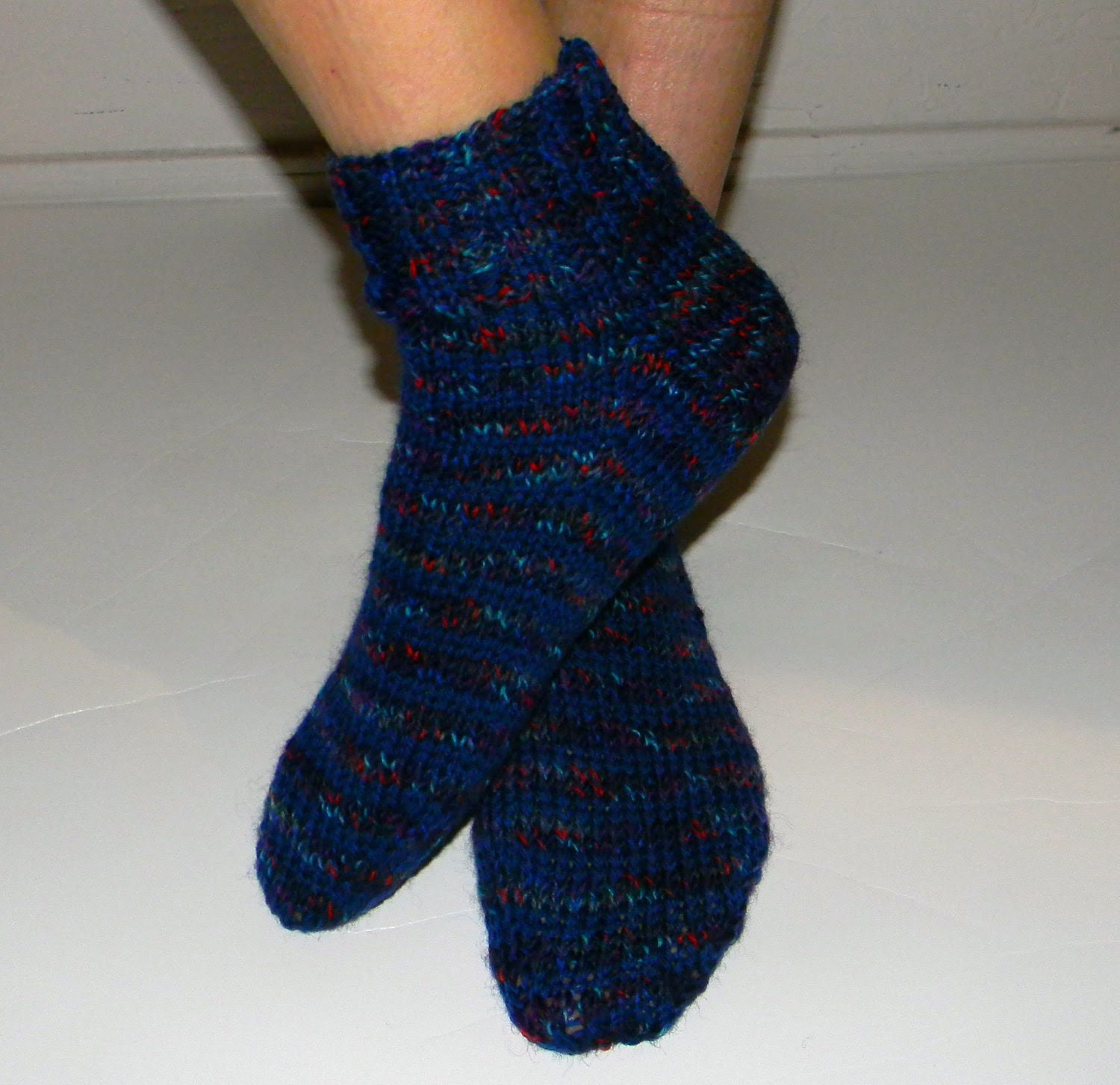 Straight Needle Sock Pattern
