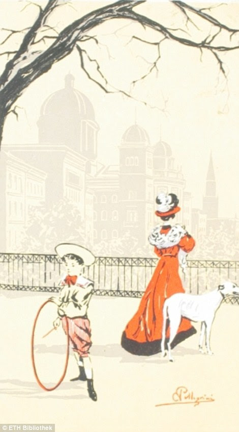 Cultural difference: Feller's travels took him to Japan (left) and Bern (right)