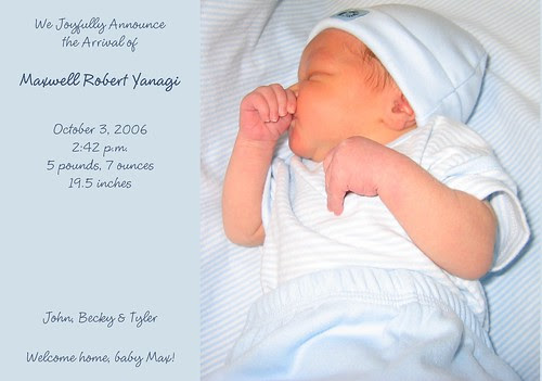 Baby Max is Here!
