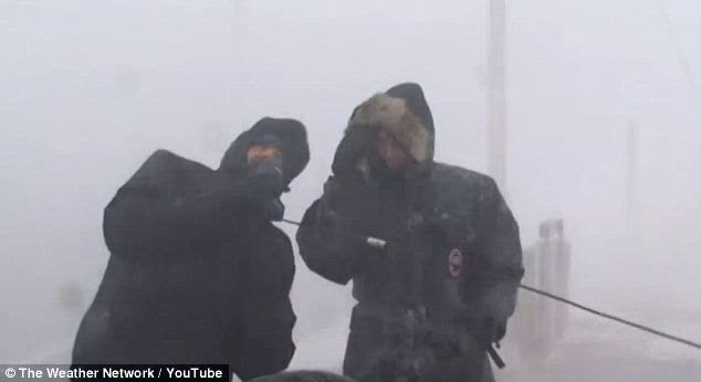 'We're fine!': The correspondents quickly pop back up to their feet but as soon as they got their shot, they were out of there and off to safety indoors