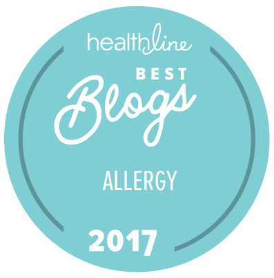 allergy best blogs badge