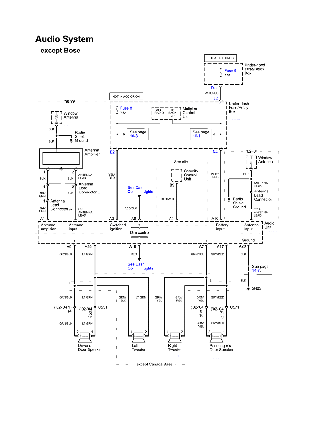 Wiring Diagram For 2005 Acura Tl