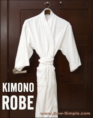 Sewing Kimono Robe Pattern