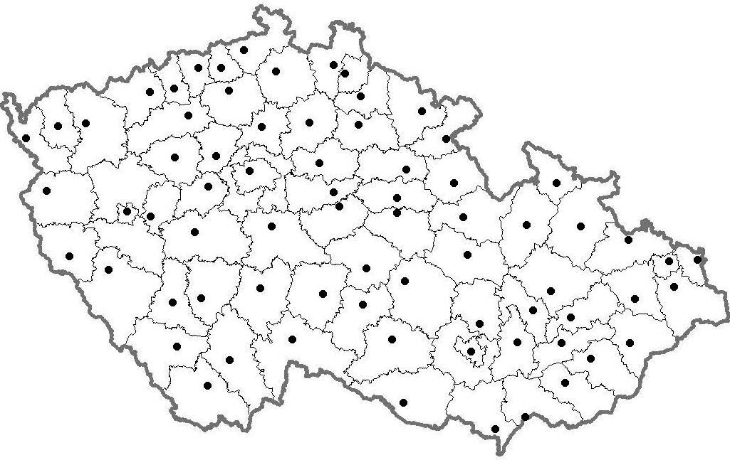 Slepa Mapa Okresov