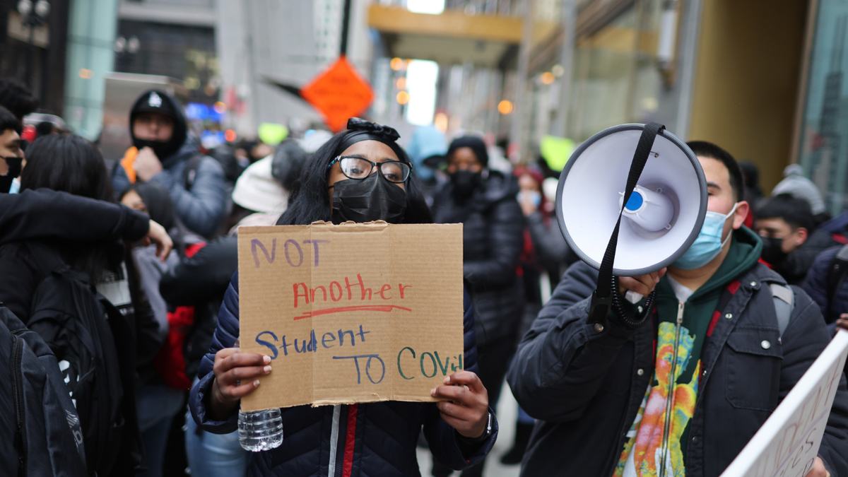 Chicago students walk out of class, demand virtual schooling for two weeks and COVID 'stipends'