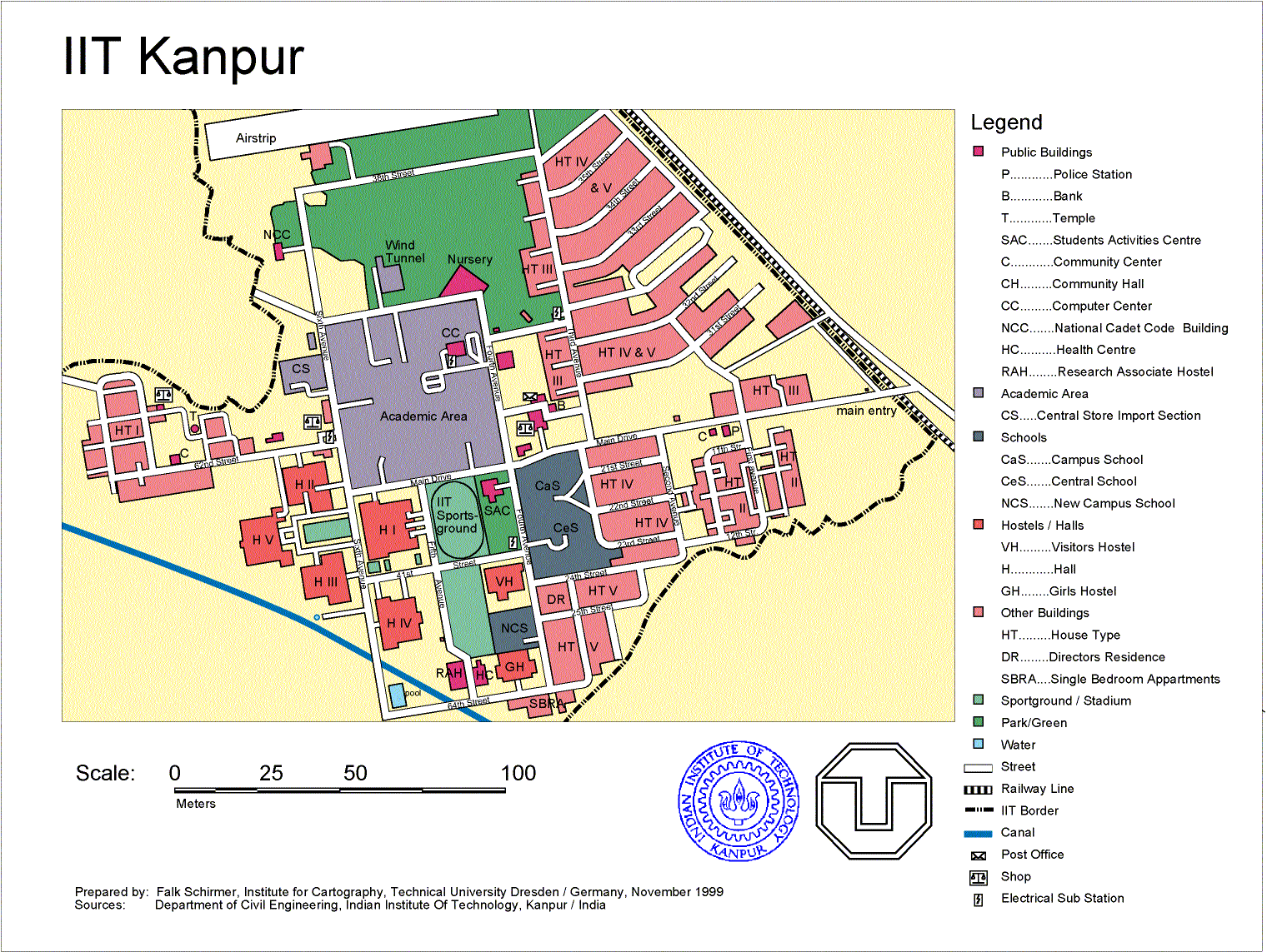 Iit Kanpur Campus Map