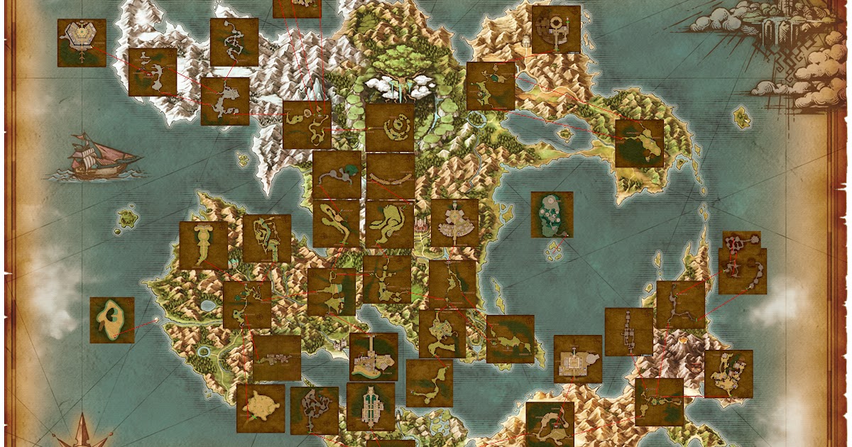 Time Zones Map World Dragon Quest Xi Map.