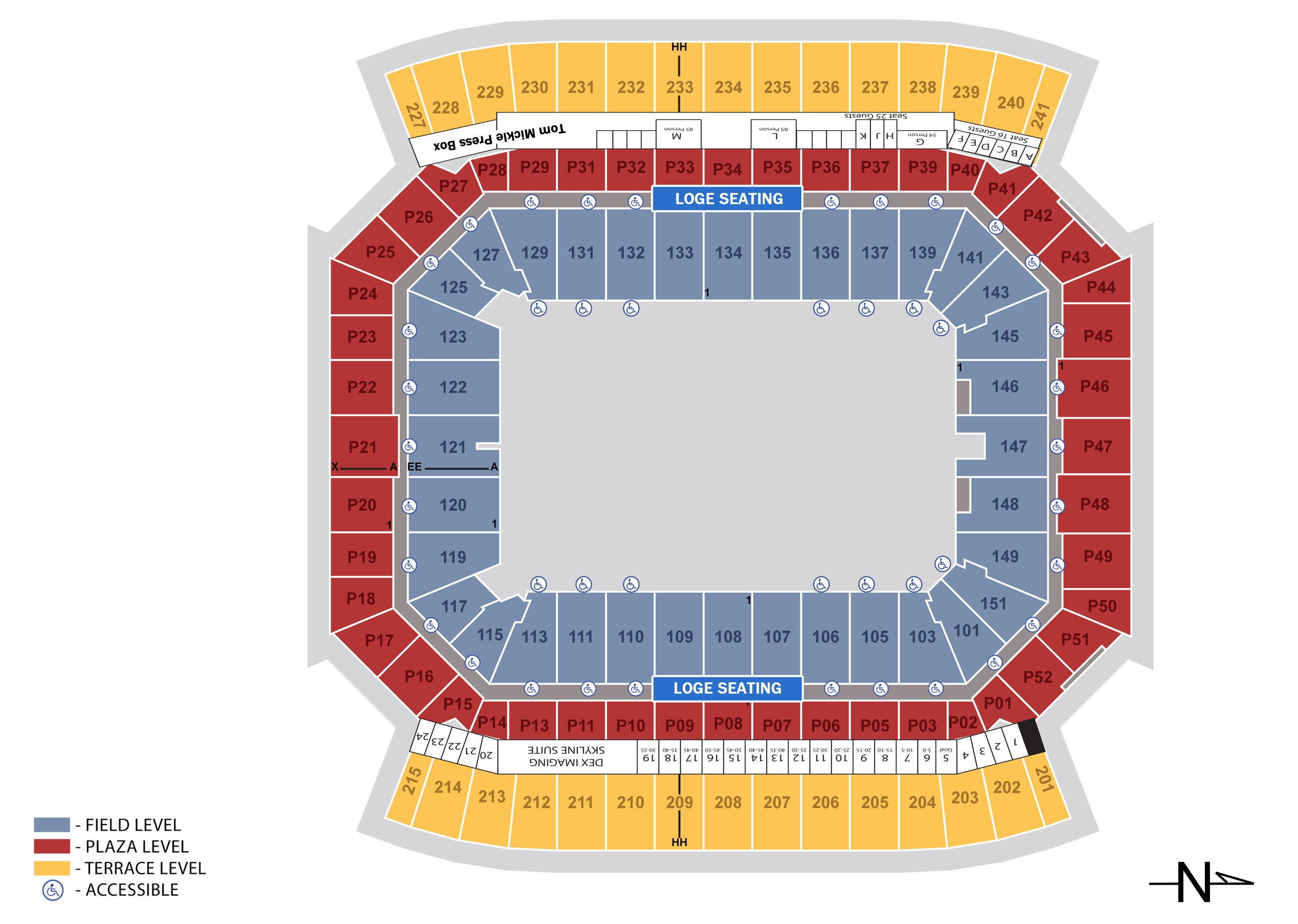 Camping World Stadium Orlando Fl Seating Chart