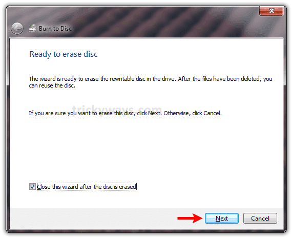 Erase CD or DVD Windows 7 | Erase Rewritable CD or DVD | MS Windows Erase CD or DVD Windows 7 | Erase Rewritable CD or DVD | MS Windows