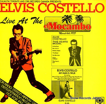 COSTELLO, ELVIS live at the el mocambo