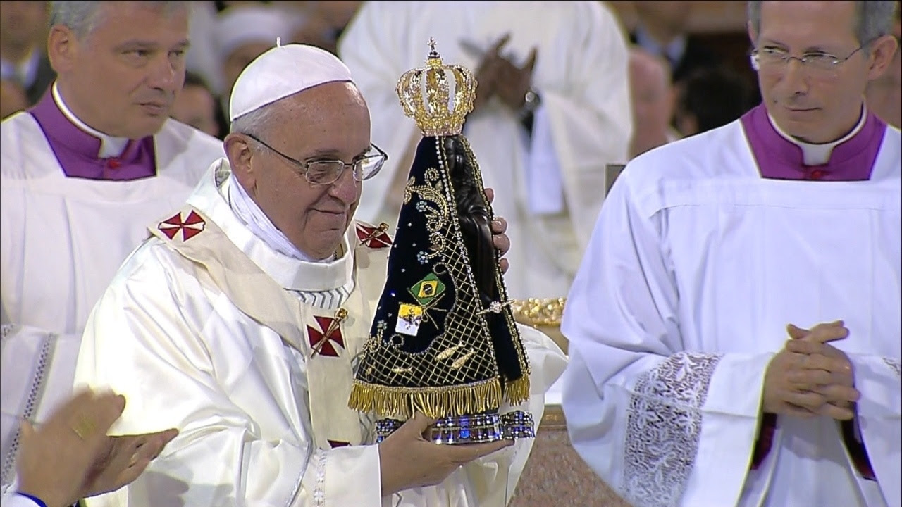 Image result for SENHORA APARECIDA PAPA POVO