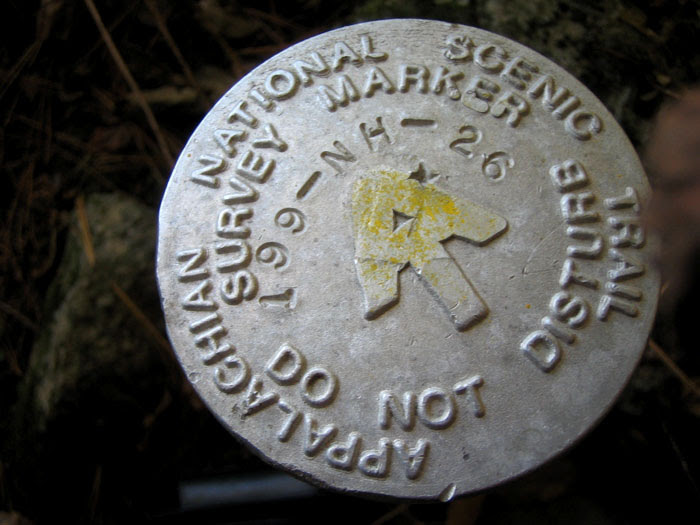 appalachian trail survey marker