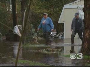 Floodwaters Remain After Days Of Rain