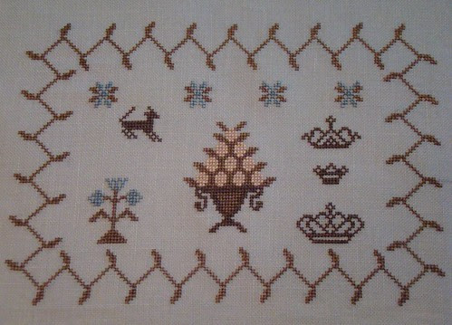 Stacy Nash project for A Primitive Gathering at the Attic Needlework 1/2011