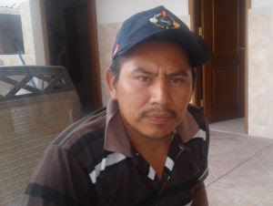 José Mercedes Domínguez de la Central Nacional de Trabajadores del Campo (CNTC) Regional de La Paz