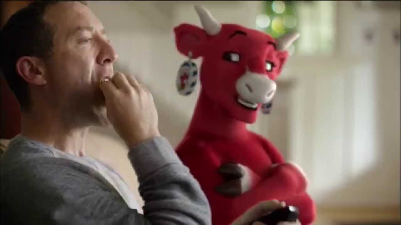 Scene from a Laughing Cow advert