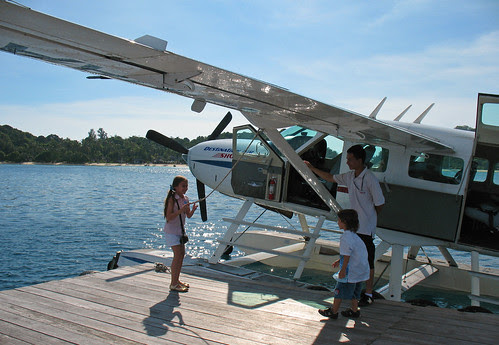 Seaplane at Phi Phi Island