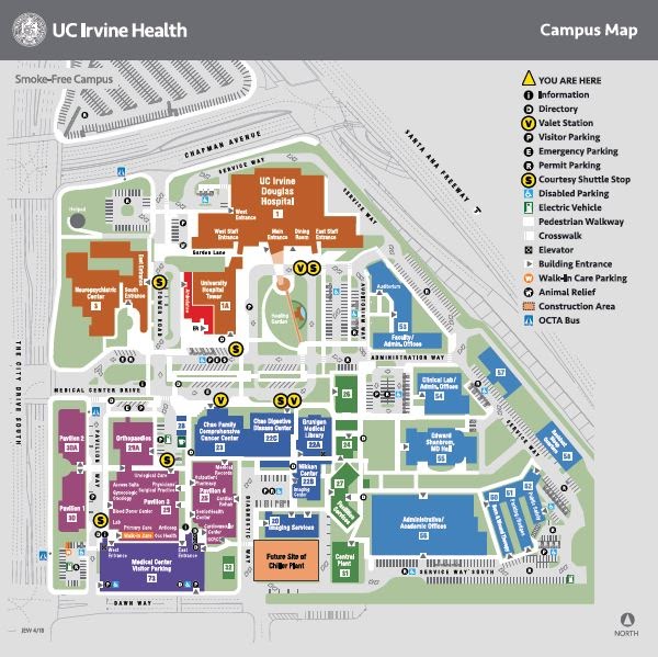 Uci Medical Center Map Uci Medical Center Map - Medical Center Information