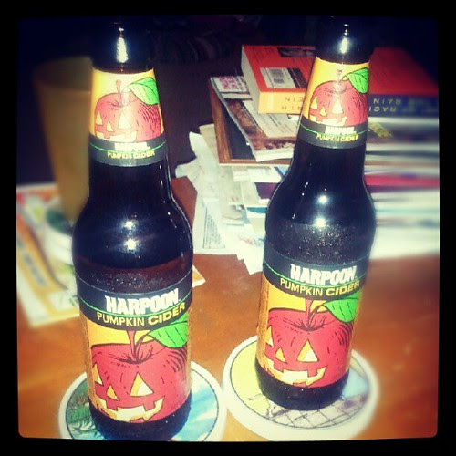 His & Hers #harpoon #pumpkin #cider #fall #beer