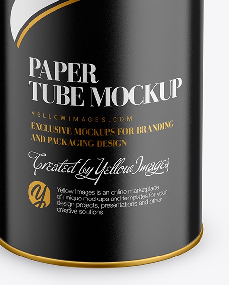 Download Download Glossy Metallic Tube Mockup Front View Psd Glossy Paper Tube Mockup Front View High Angle Shot In Tube A Collection Of Free Premium Photoshop Smart Object Showcase Mockup Yellowimages Mockups