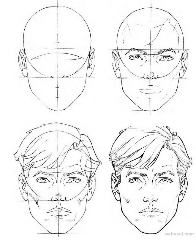 Featured image of post Easy How To Draw A Face Step By Step : Follow the step by step tutorials and start making your star drawings in no time.