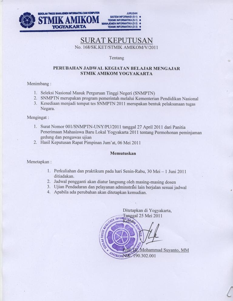 Contoh Surat Pemberitahuan Perubahan Jadwal Kegiatan Kumpulan Surat Penting