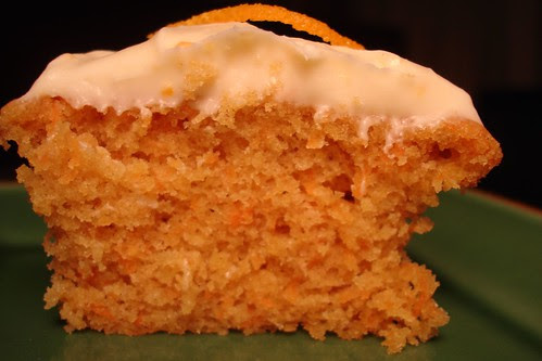 Carrot-Ginger Cupcake with Cream Cheese Frosting