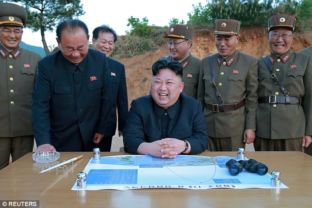 North Korean leader Kim Jong-Un, 33, warned that the United States would 'pay dearly' for the United Nations sanctions regime it successfully imposed over the weekend and hinted at 'physical action' as tensions continued to escalate