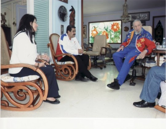 Presidente Maduro y Fidel Castro