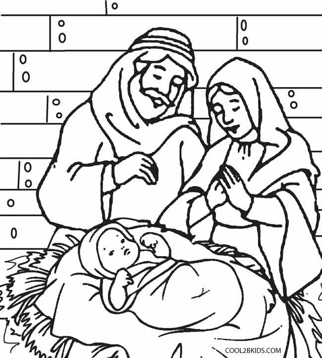 Featured image of post Printable Nativity Scene Coloring Pages Mary and joseph take the center stage of the nativity scene