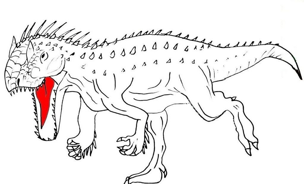 20 Images New Coloriage Indominus Rex
