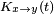 \scriptstyle K_{x\rightarrow y}(t)