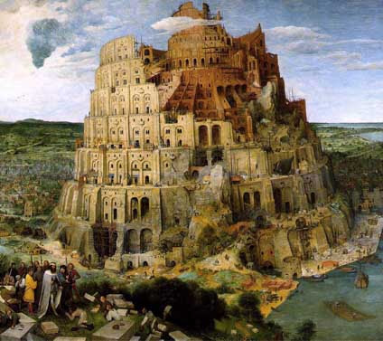 Tower of Babel by Pieter Bruegel, 1563; Kunsthistorisches Museum, Vienna, Austria