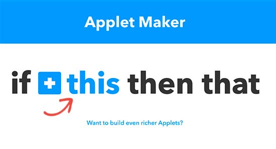 Select if this part of your applet Select if this part of your applet