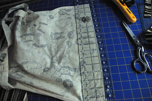 Refashioning a topshop totebag