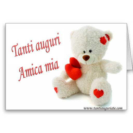 Cartoline Buon Compleanno Amica Mia