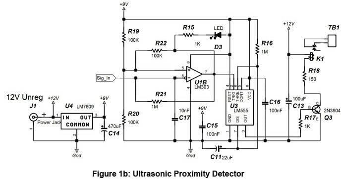 Sonar Detecting Circuit - Circuit Diagram Images
