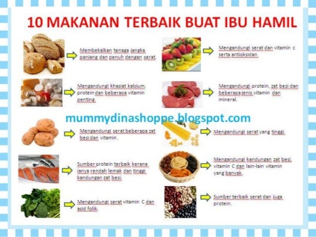 Jadual Pemakanan Untuk Ibu Mengandung Malaybaba