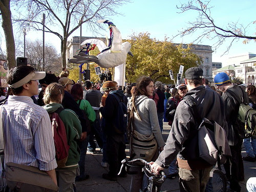Madison anti-war rally
