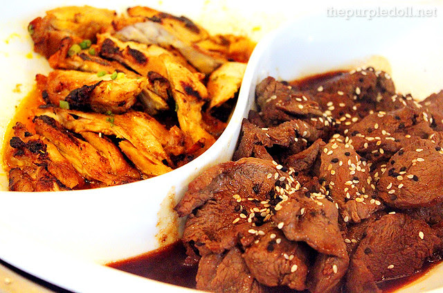 Entrees - Chicken Inasal and Beef Teriyaki
