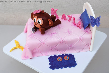 Justice for Girls Monkey Bed Cake