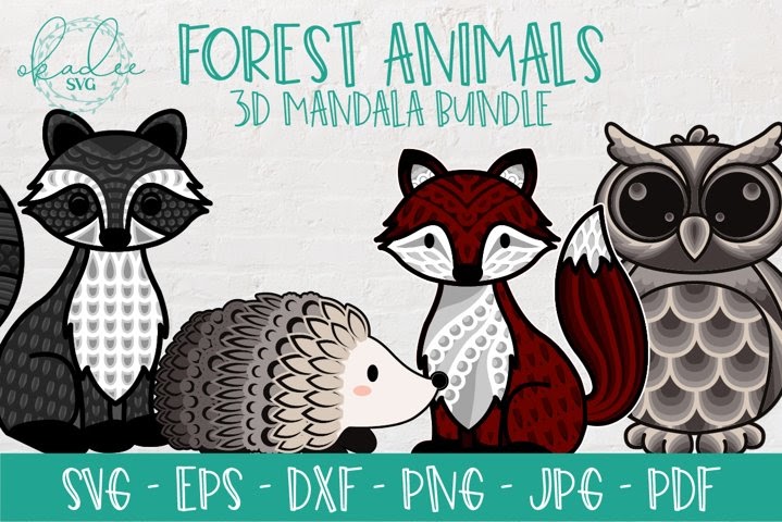 Download 3d Animal 3d Mandala Svg Free Layered Svg Files