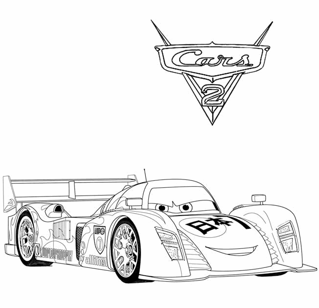 cars 2 shu todoroki race car printable coloring page top pages for kids frise dragon ball coloriage