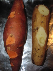 Yam vs. sweet potato